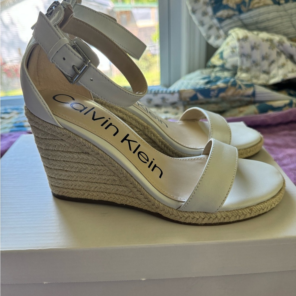 Calvin Klein wedges, size 7 1/2